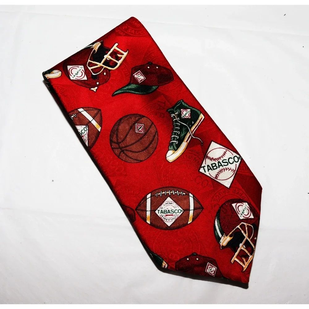 Tabasco Men's‎ Tabasco Sports Sneakers Print Silk Neck Tie